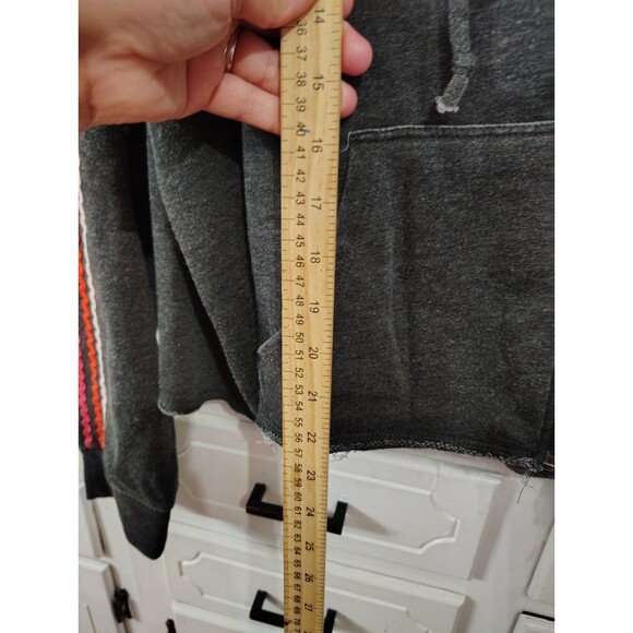 Betsy Johnson Jacket Womens XL Gray Hooded Full Zip Performance Embroidered - Picture 6 of 8